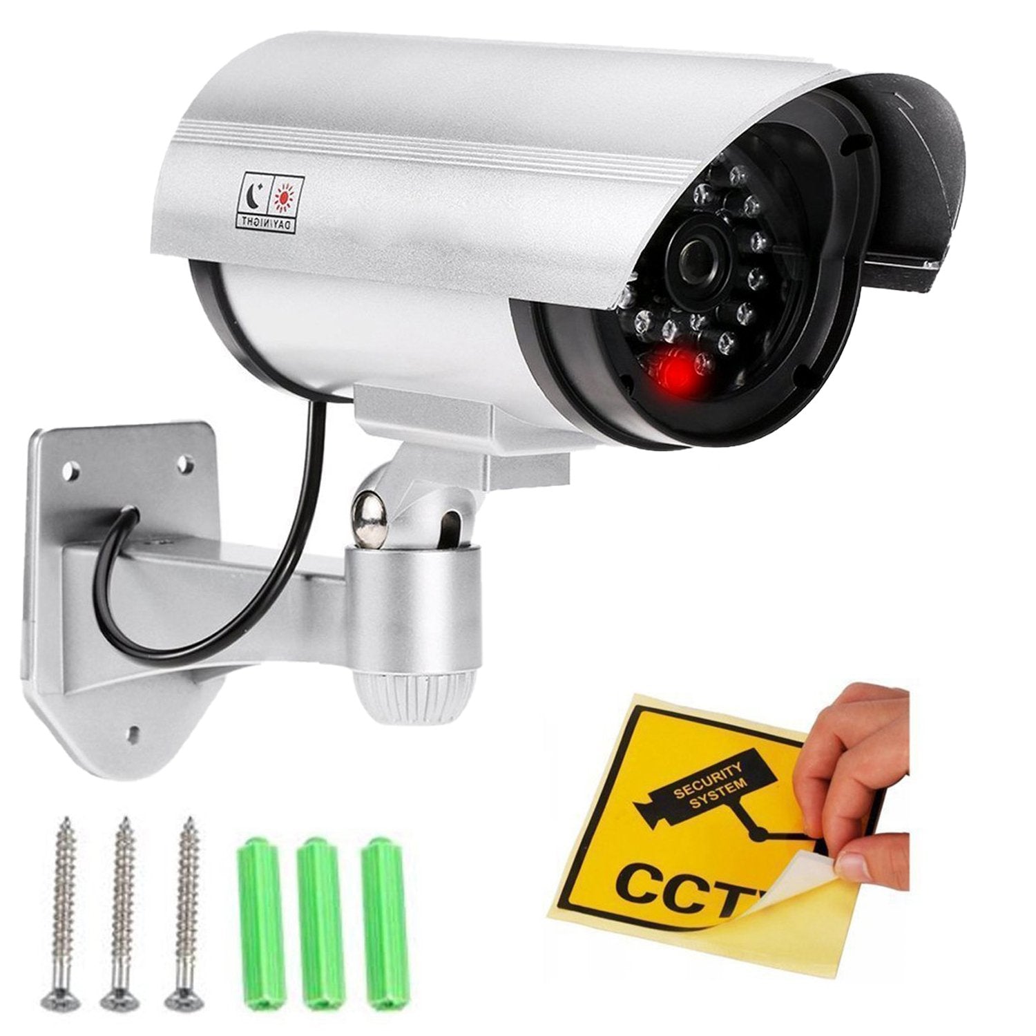 FakeCam: Dummy CCTV Camera with Flashing LED