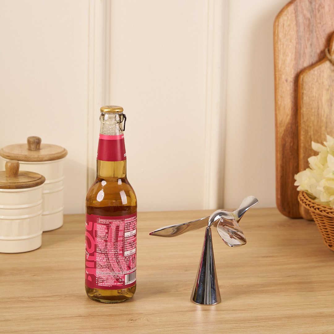 Beak: Unique Bottle Opener Self-Balancing Bird | Home Decor