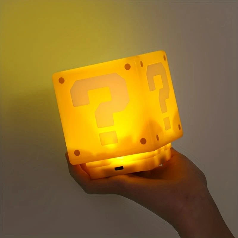 1UP: Super Mario Question Block Creative LED Lamp