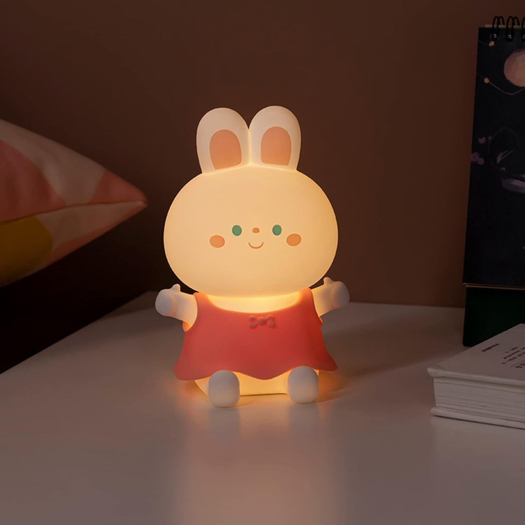 BunnyGlow: Silicone Night Lamp