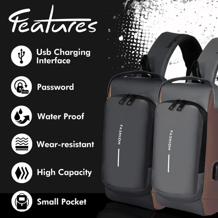 Shield: Anti-Theft Crossbody Messenger Sling Bag Waterproof Gadget Che