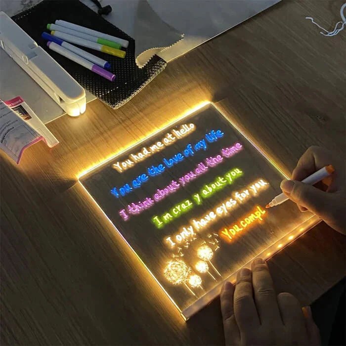 Gleam: Message Board & Lamp