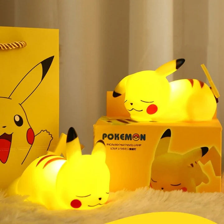 PikaGlow: 4 Pcs Pokémon Night Light