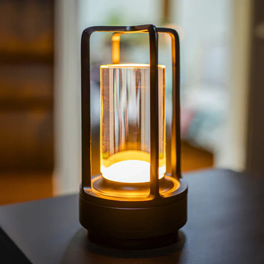 Elegance: Modern Crystal Lamp