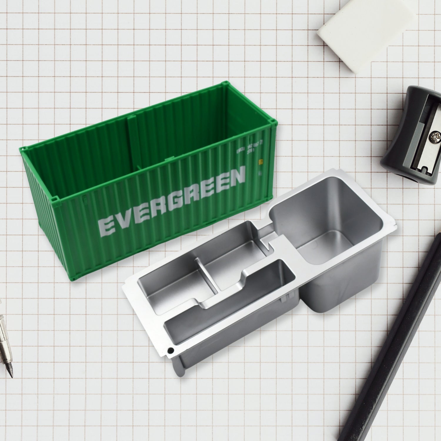 CargoHolder: Shipping Container Pen & Card Holder