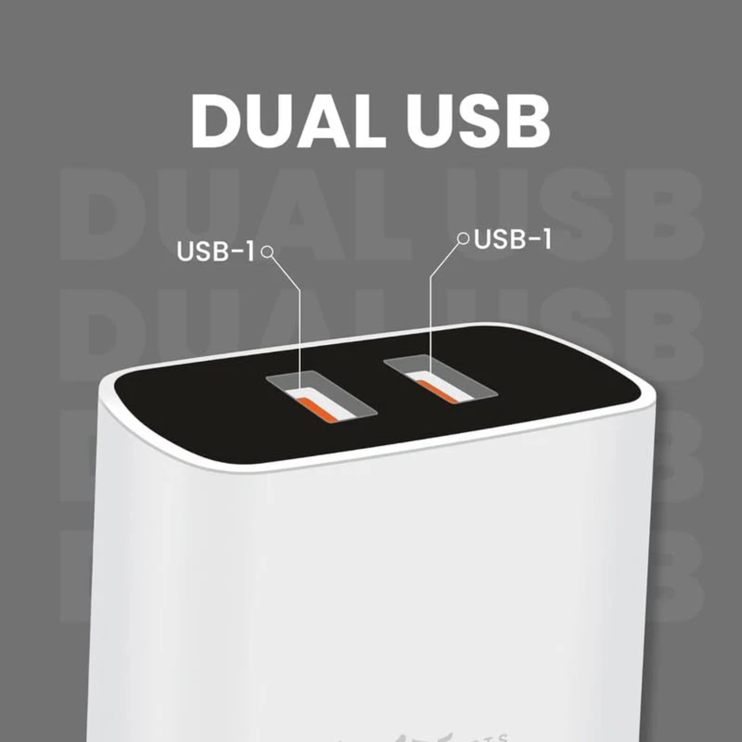 Zapoo: Dual-Port Fast Charging Adapter, QC 3.0 Type-C Charger with Smart Power Delivery, 3.0A Output & High-Speed Charging Cable