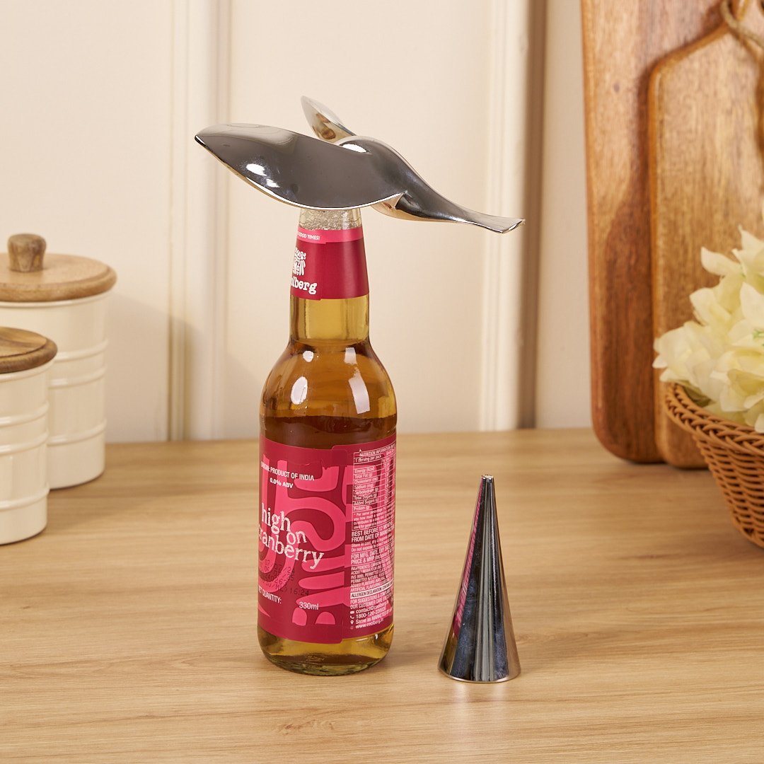 Beak: Unique Bottle Opener Self-Balancing Bird | Home Decor