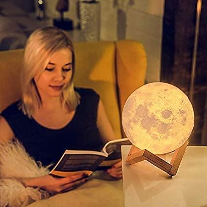 LunaGlow: RGB Moon Lamp