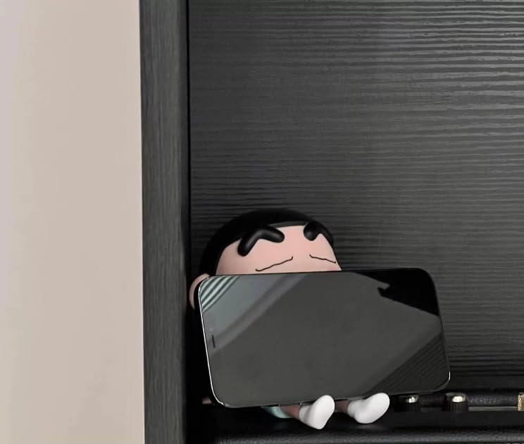 Shinbu:  ShinChan Mobile Phone Stand, Cute  Phone Holder for Desk & Tabletop Use for Daily Utility & Gifting