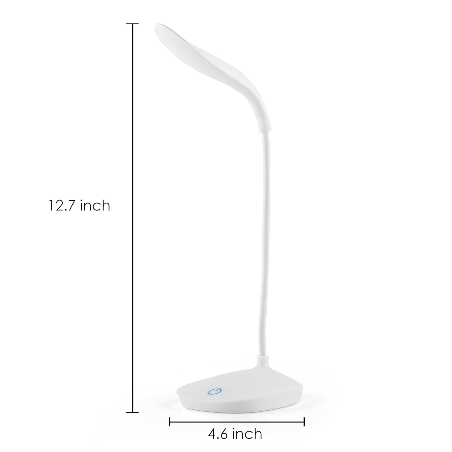 DeskBuddy: Foldable Rechargeable Desk Lamp with 3 Brightness Levels, LED Study Light with USB Charging for Students, Reading & Home Office