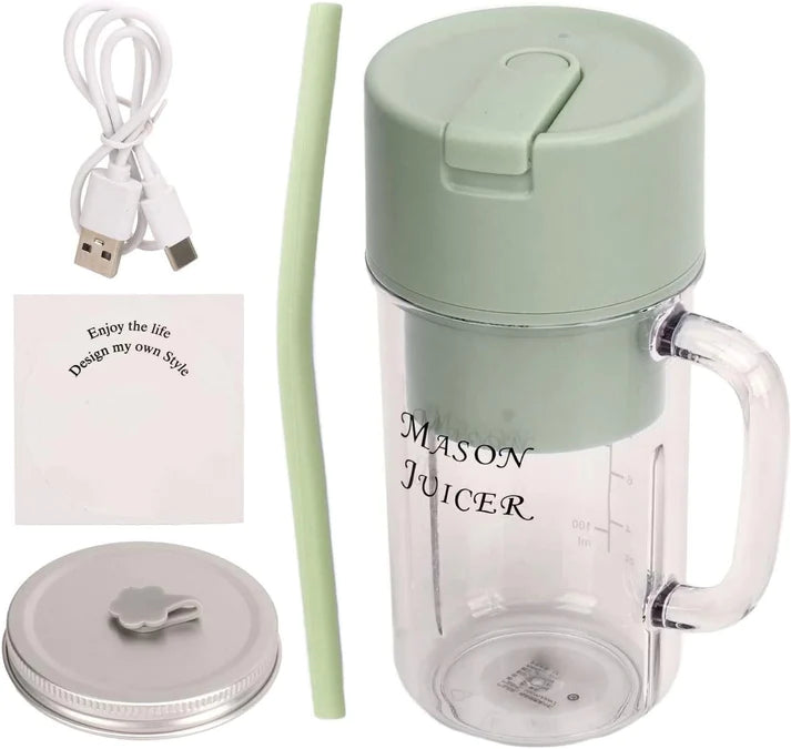 Blendy: Mason Jar Straw Juicer