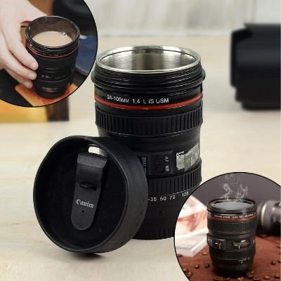 LensBrew: DSLR Camera Lens Coffee Mug