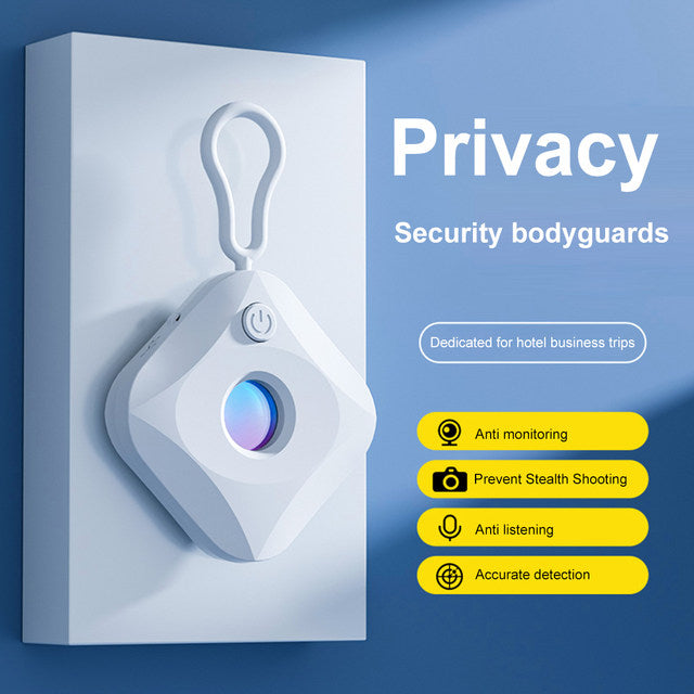 SpyBye: Compact Spy Camera & Device Detector, Portable Privacy Protection Scanner for Hotel Rooms, Changing Areas & Rental Home Inspection
