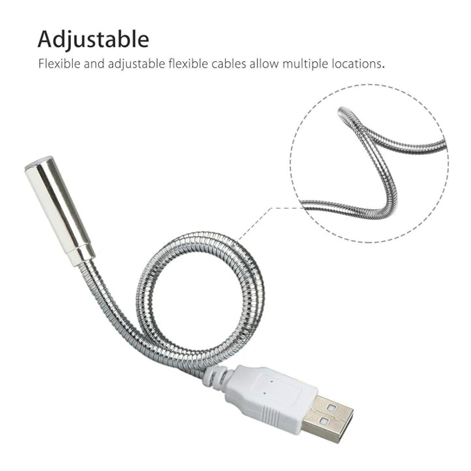 Flexy: Flexible USB Laptop Light for Eye Comfort & Productivity, LED Desk Lamp for Reading, Night Work & Reduced Eye Strain on Laptop, PC & Power Bank