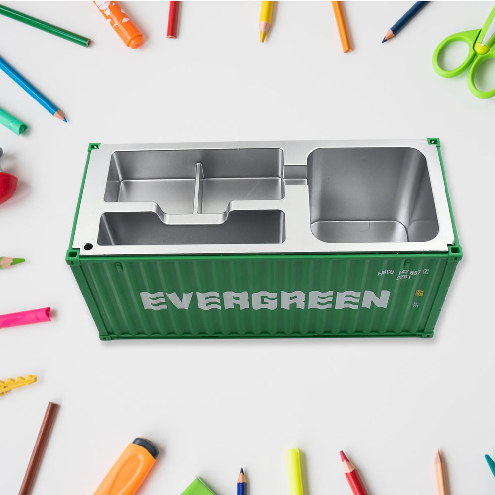 CargoHolder: Shipping Container Pen & Card Holder – Unique Desk Organi