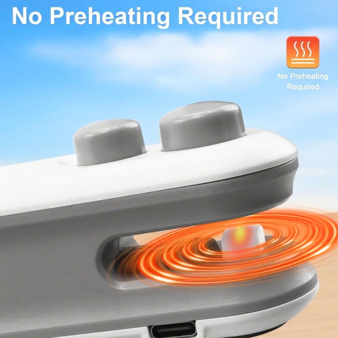 Sealy: 2-in-1  Mini Bag Sealer & Cutter, USB-C Rechargeable Portable Handheld Food Storage Sealing Machine for Snacks, Chips & Plastic Packets