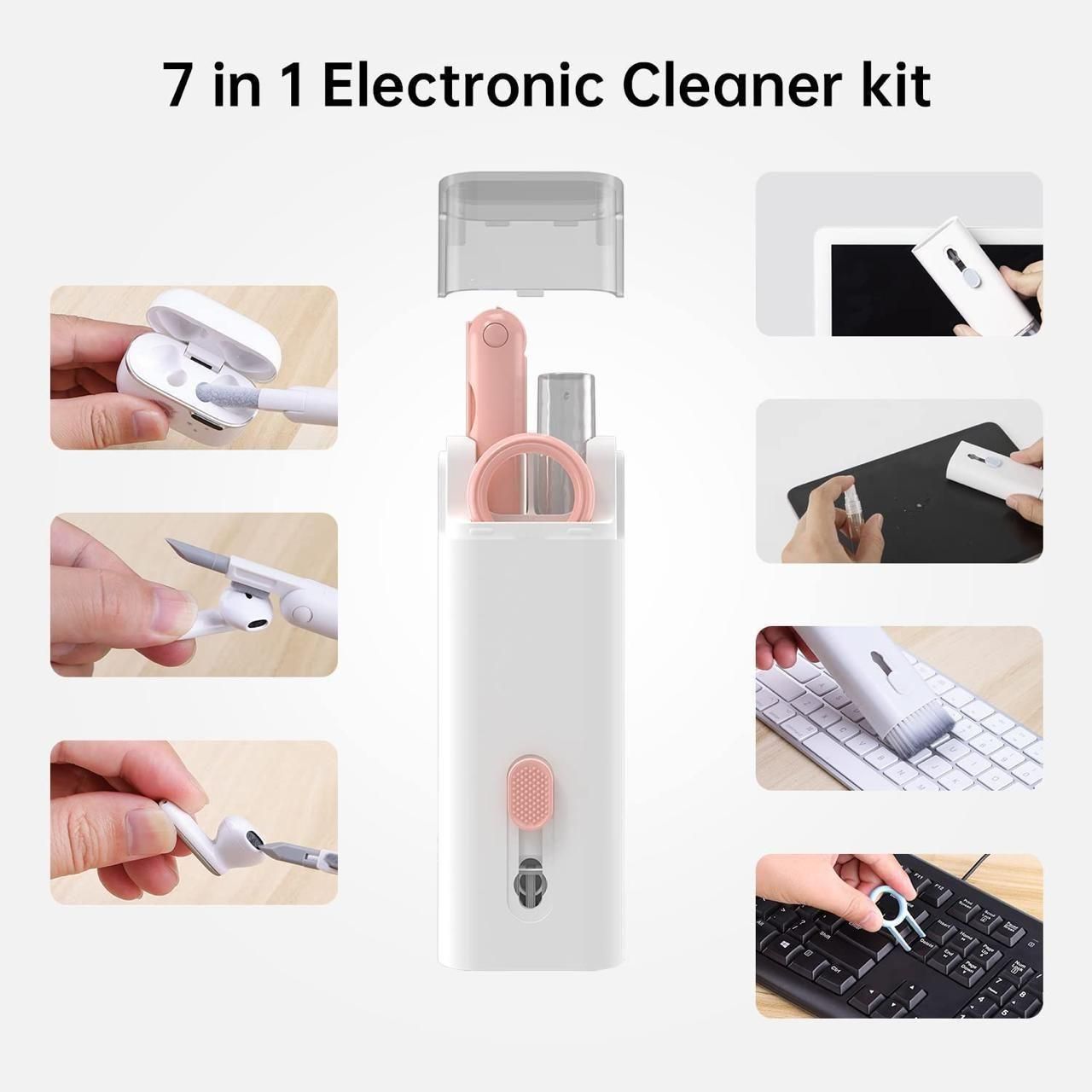 CleanTech: 7-in-1 Electronic Device Cleaner Kit