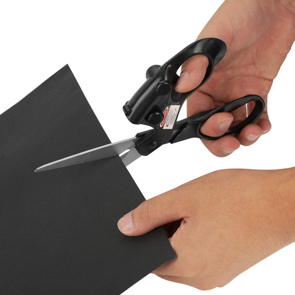 LaserCut – Laser guided Scissors with Stainless Steel Blades, Built-In Laser Pointer Guide for Art & Craft Straight Cutting