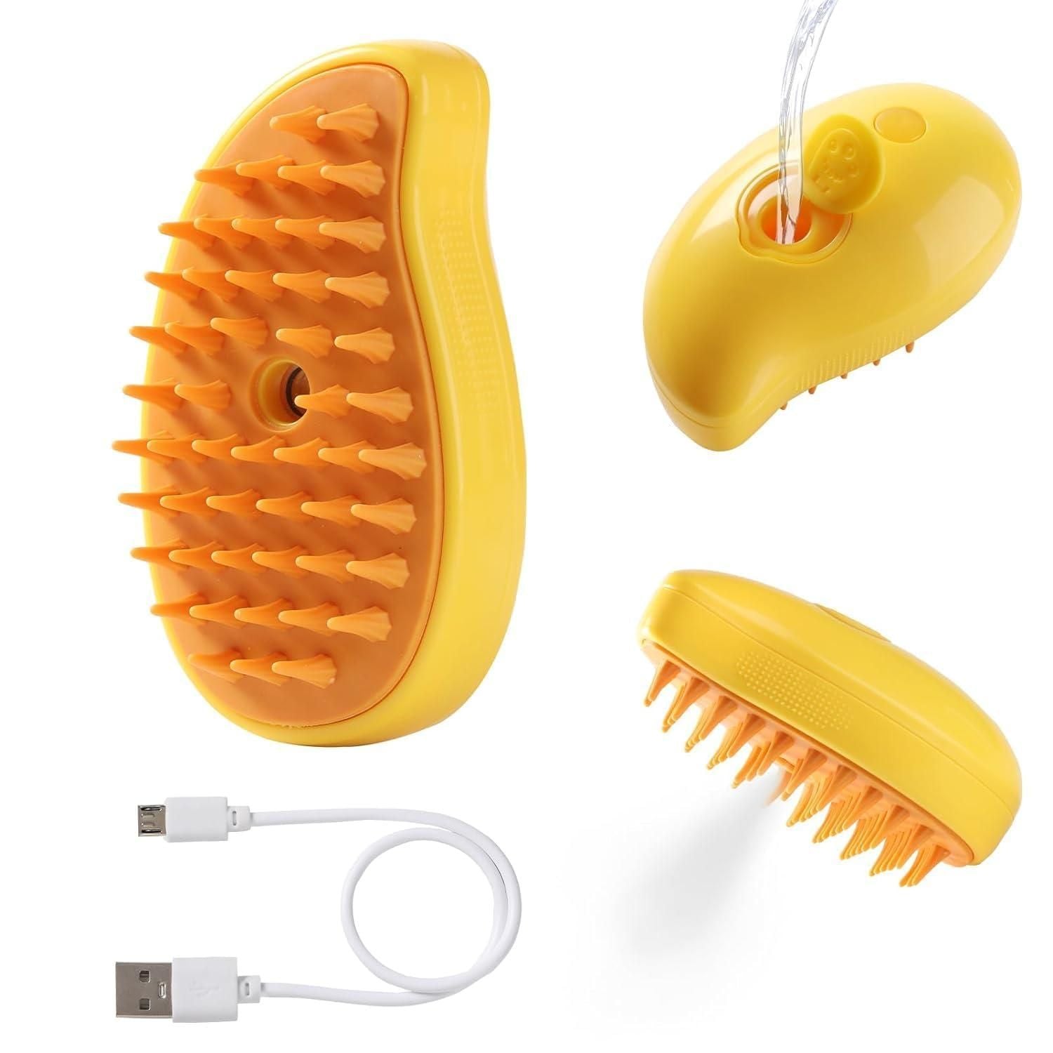 Steamu: Pet Hairbrush with Steam