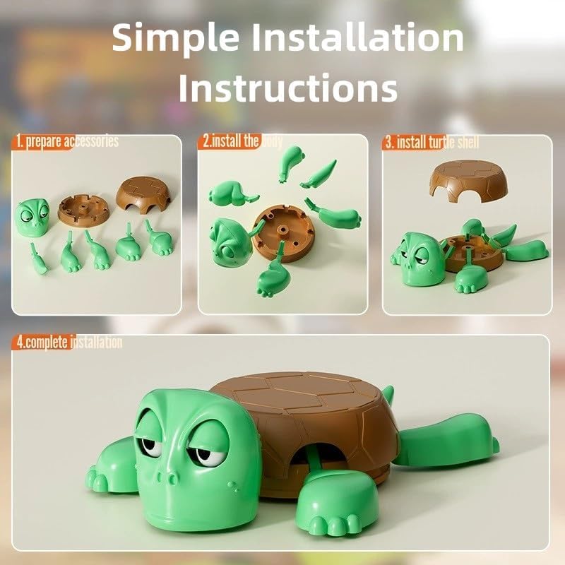 Turtini: Funny Turtle Cup Holder & Coaster, Popping Drink Tortoise Coaster for Table, Desk & Bar Decor