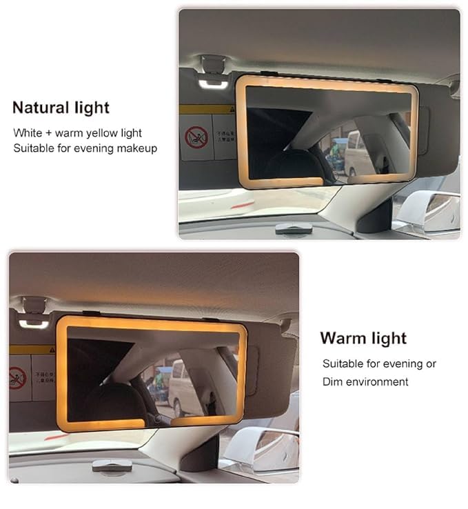 Virror: LED Visor Vanity Mirror