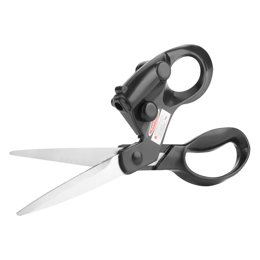 LaserCut – Laser guided Scissors with Stainless Steel Blades, Built-In Laser Pointer Guide for Art & Craft Straight Cutting