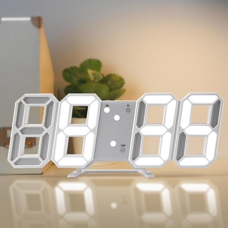 Acry: Pinterest inspired Big Display LED Clock with Alarm