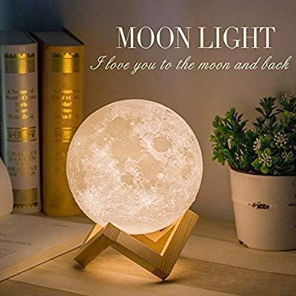 LunaGlow: RGB Moon Lamp