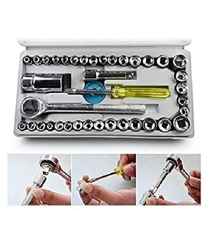 Wrench: 40-in-1 Socket Wrench Kit