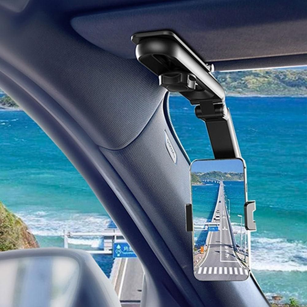 MultiHold: Rotatable & Retractable Car Phone Holder