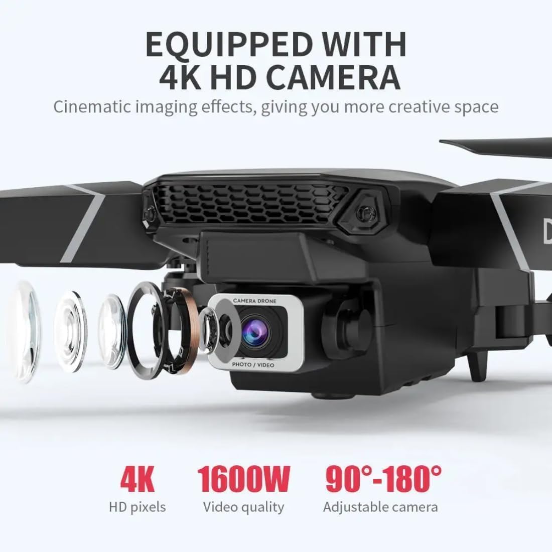 SkyMaster E88-Pro: 4K Dual-Camera Foldable Drone