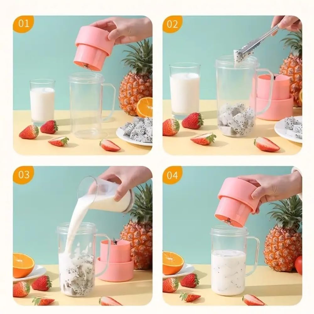 Blendy: Mason Jar Straw Juicer