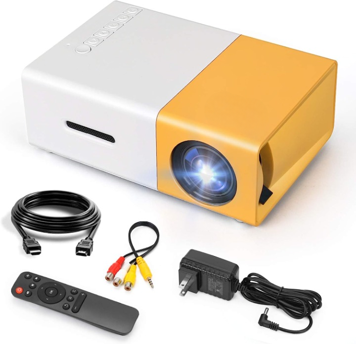 PixoBeam: Mini Portable Adjustable HDMI Projector with Remote