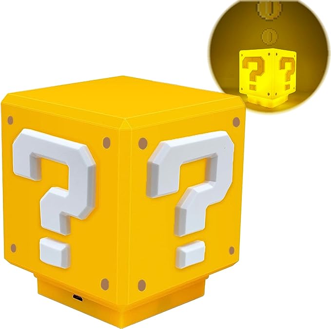 1UP: Super Mario Question Block LED Lamp