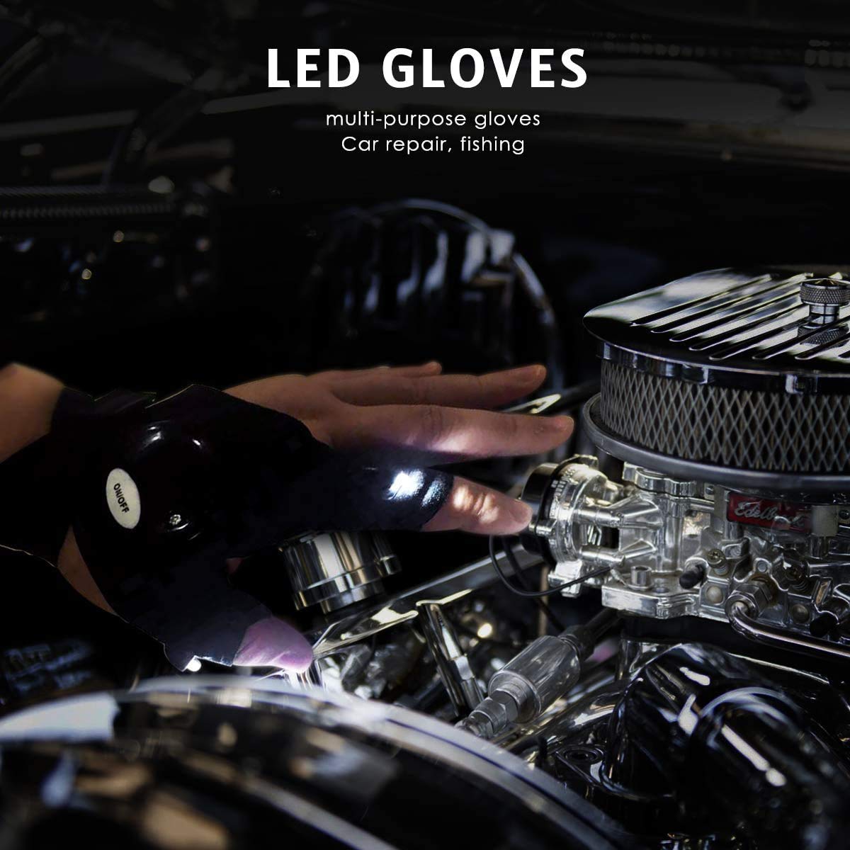 Handy: LED Flashlight Gloves for DIY Repairing & Outdoor Adventures