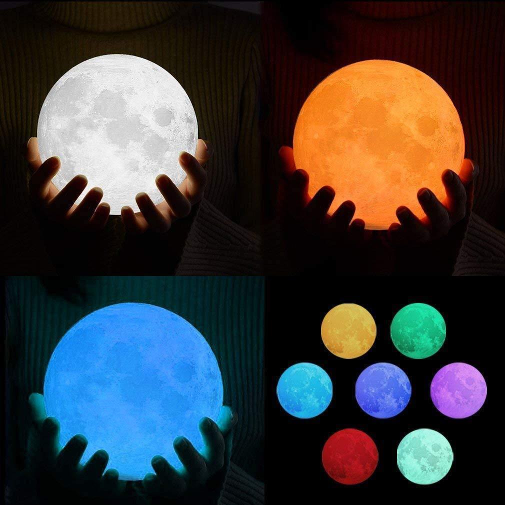 LunaGlow: RGB Moon Lamp