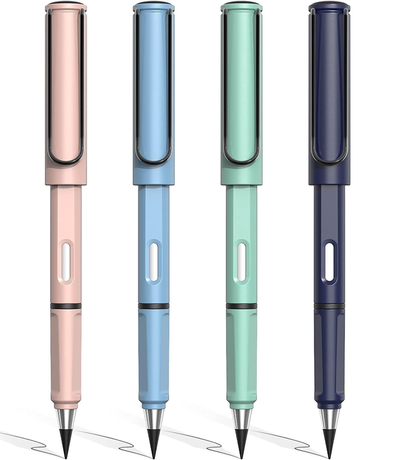 EverWrite: Pack of 4 Reusable Inkless Pencil – Everlasting Infinity Pe