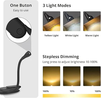 Immerse: Clip Book Reading Light