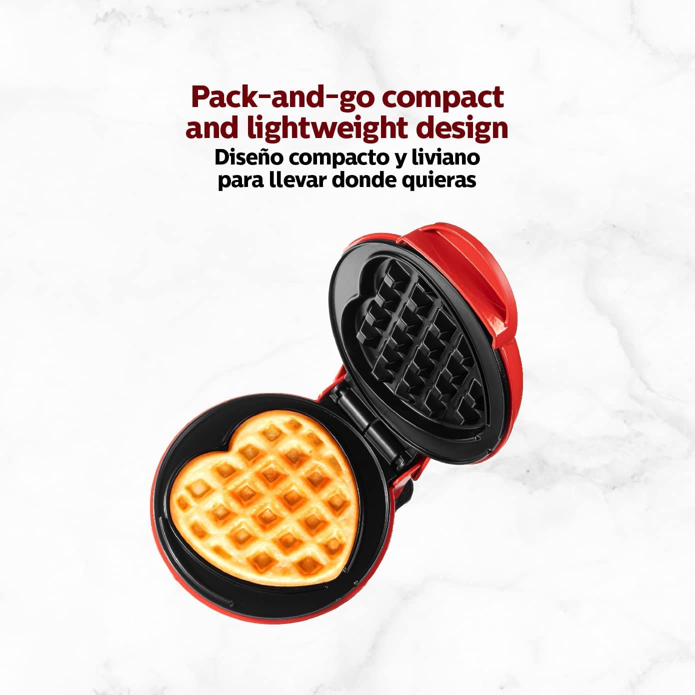 LoveWaffle: Mini Heart-Shaped Waffle Maker