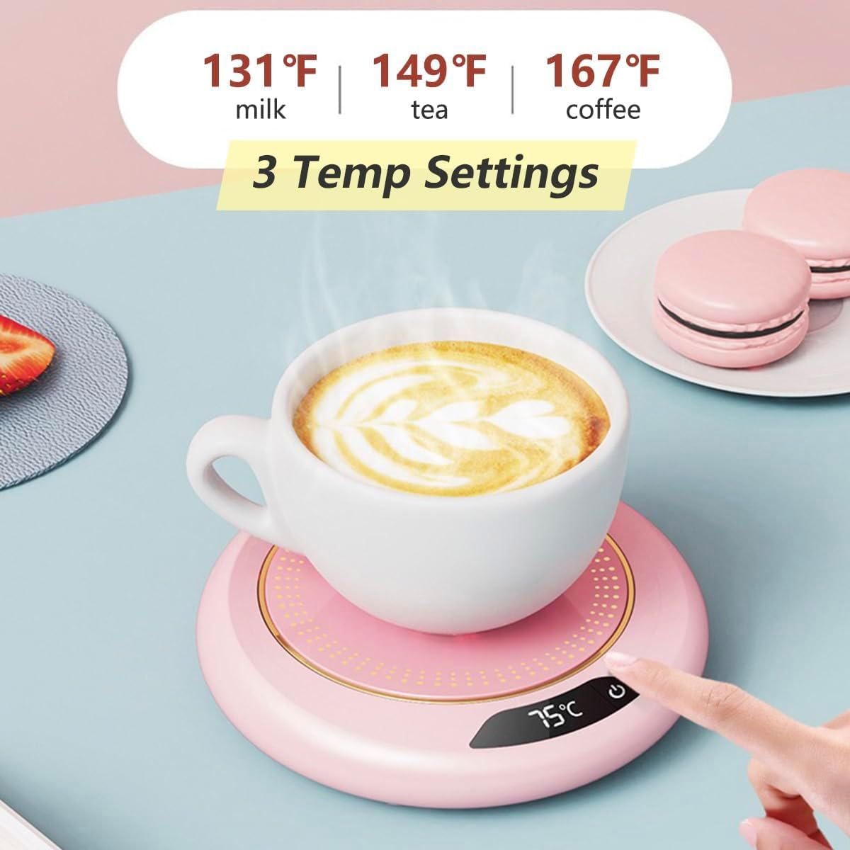 Warmy: USB-Powered High Quality Coffee Mug Warmer with LCD Display