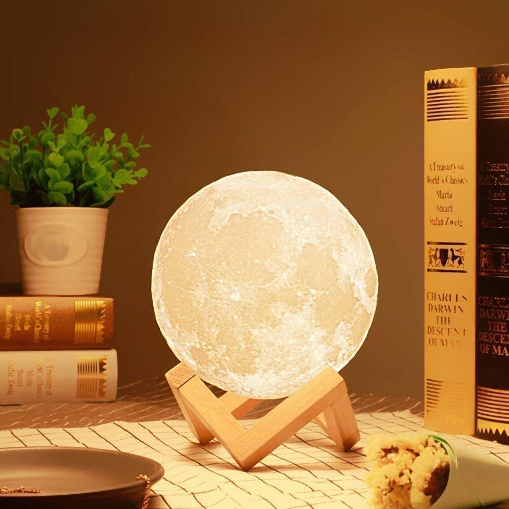 LunaGlow: RGB Moon Lamp