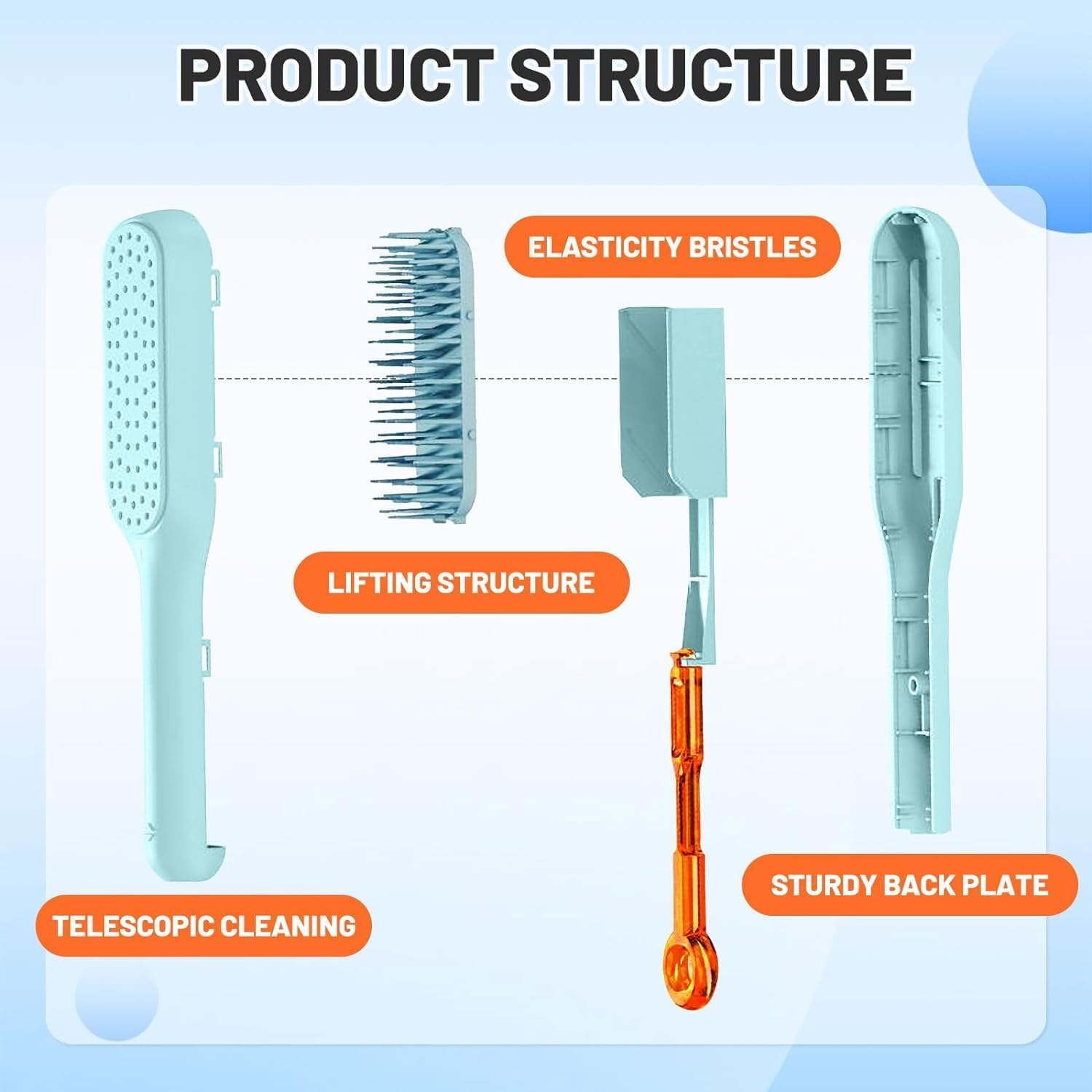 TangleFree: Self-Cleaning Hair Brush