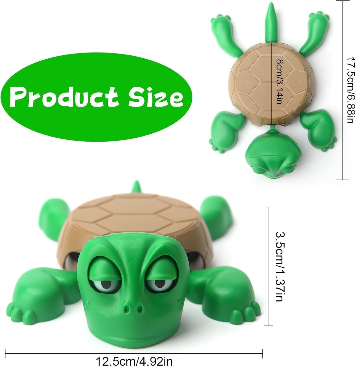 Turtini: Funny Turtle Cup Holder & Coaster, Popping Drink Tortoise Coaster for Table, Desk & Bar Decor