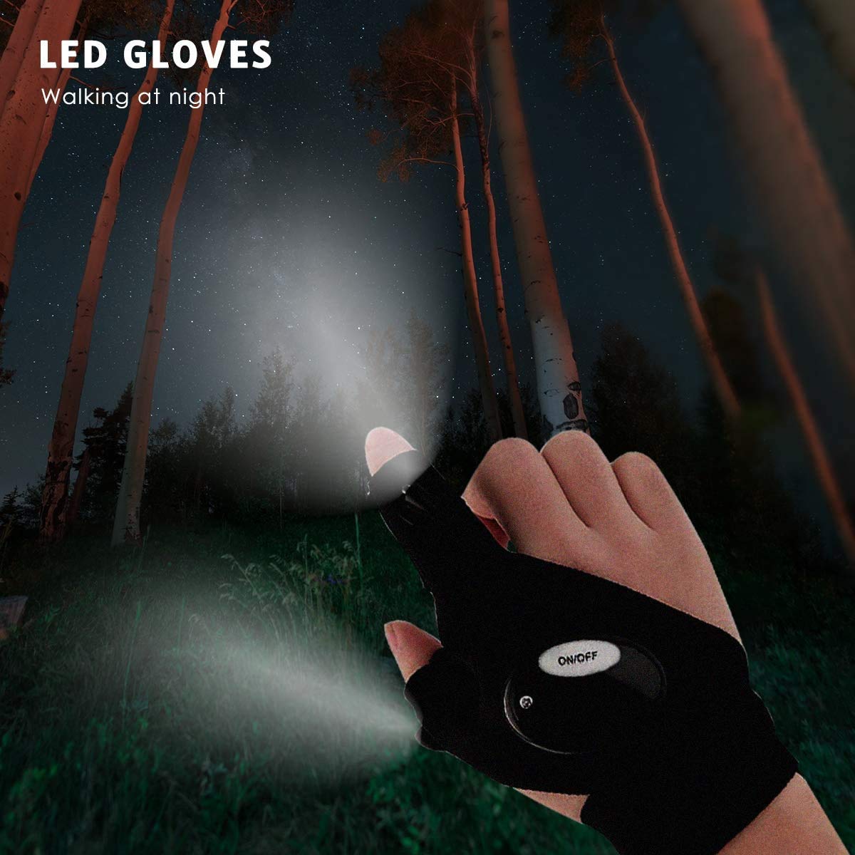 Handy: LED Flashlight Gloves for DIY Repairing & Outdoor Adventures