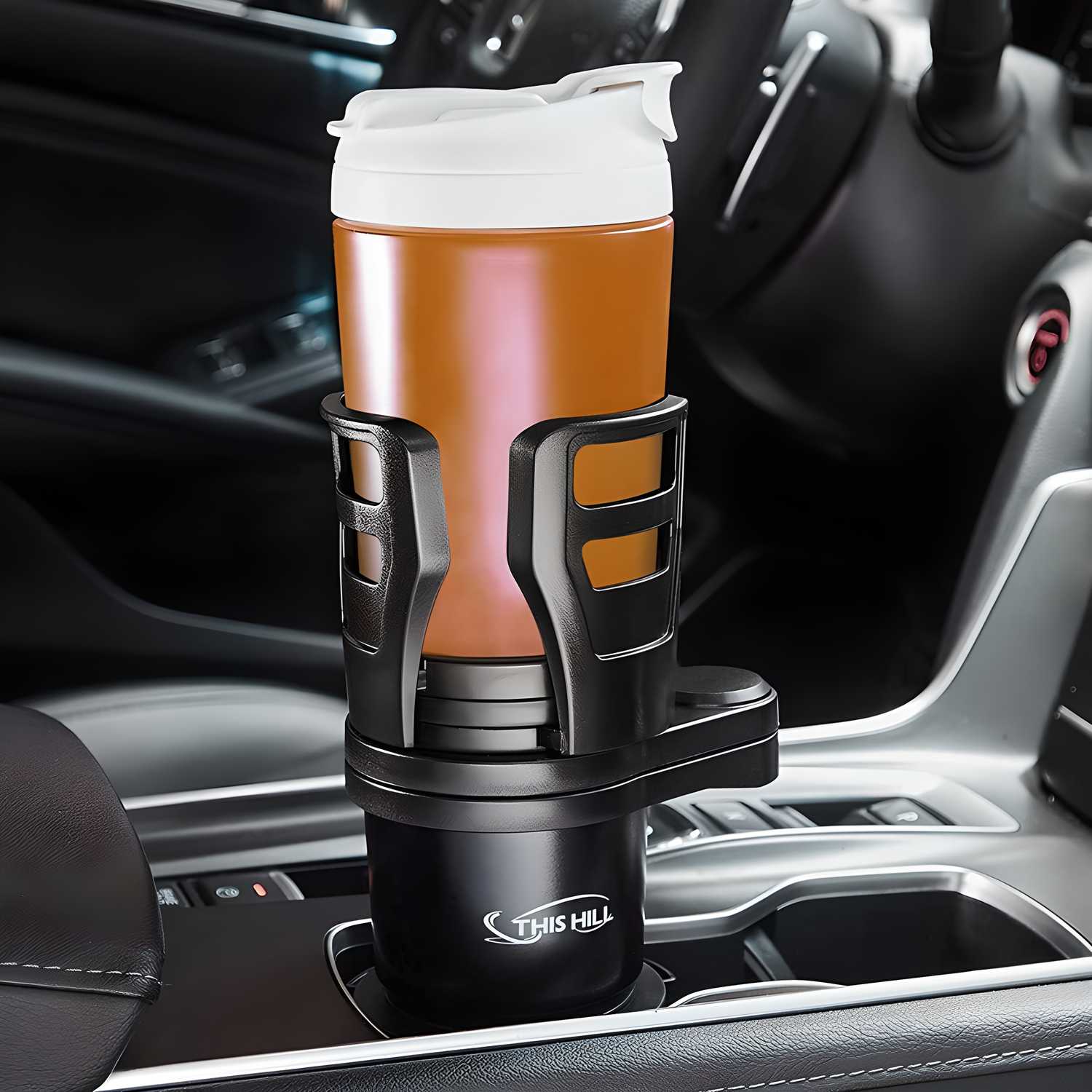 DuoHold: 2-in-1 Car Cup Holder