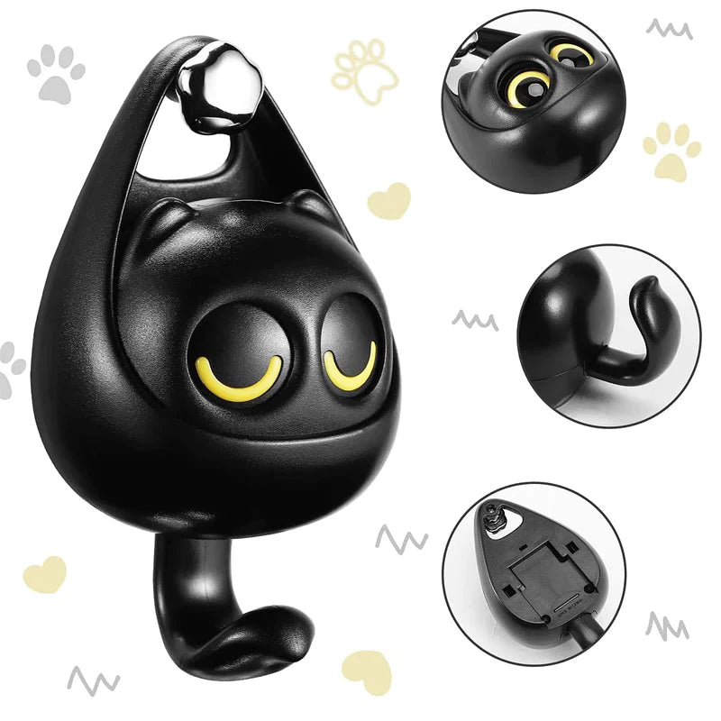 Meowook: Cute Cat Blinking Eye Wall Hook