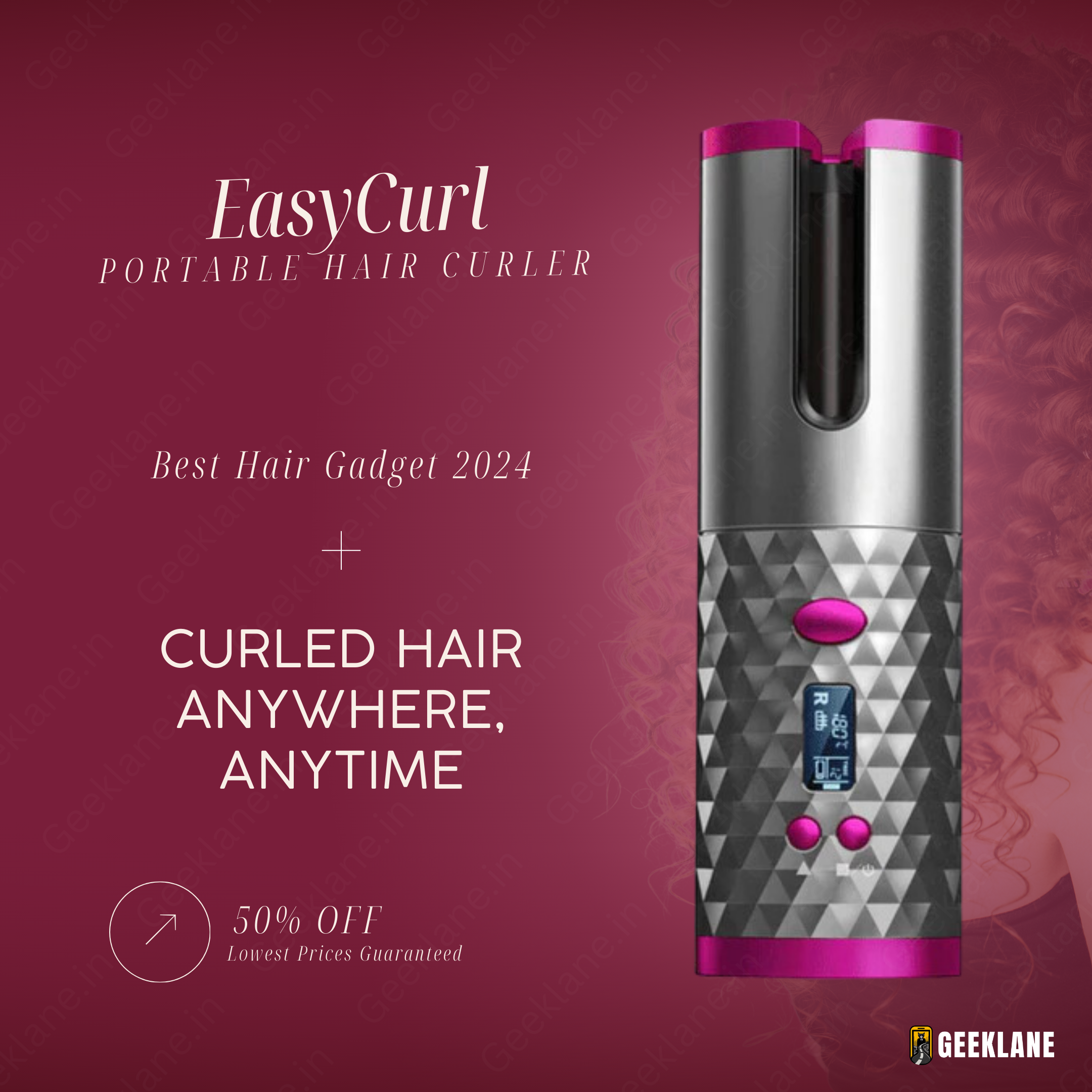 EasyCurl: Portable Hair Curler