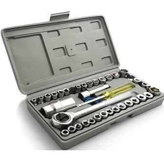 Wrench: 40-in-1 Socket Wrench Kit