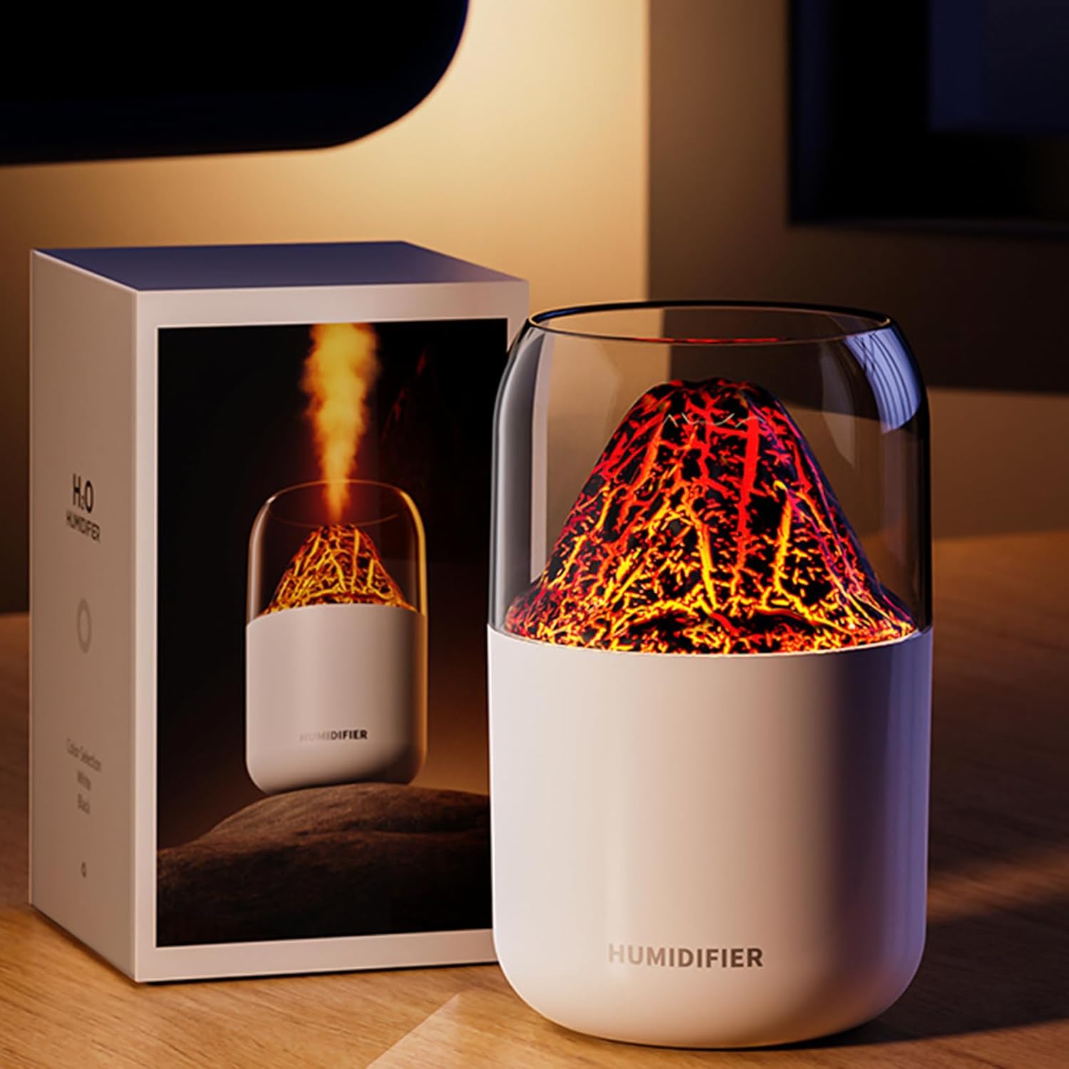 Mistyc: 300ml Mini Volcano Humidifier