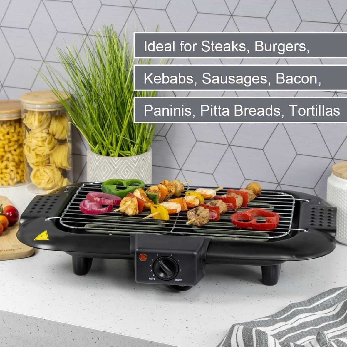 EzBBQ: 2000W Quality Electric Barbecue Grill